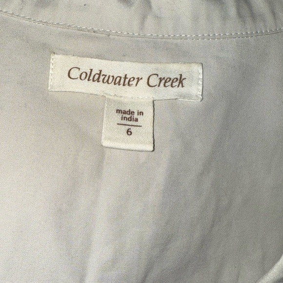 Coldwater Creek Cream Embroidered Blazer - Picture 8 of 8